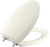 KOHLER K-4722-T-96 Triko Elongated Molded-Wood Toilet Seat with Polished Chrome Hinges, Biscuit