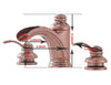 BWE Waterfall 8-16 Inch 3 Holes Two Handle Copper Widespread Bathroom Sink Faucet Commercial