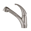 Kraus KPF-2110 Single Lever Stainless Steel Pull Out Kitchen Faucet