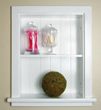 14x18 Recessed Aiden Wall Niche (w/beadboard back) by Fox Hollow Furnishings (White)