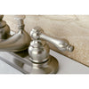 Kingston Brass KB608AL Restoration 4-Inch Centerset Lavatory Faucet, Brushed Nickel