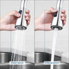 BOHARERS Kitchen Faucet with Sprayer - Single Handle pull down Sprayer Stainless Steel Spot Resist, Polished Chrome