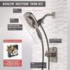 Delta Faucet Ashlyn 17 Series Dual-Function Shower Trim Kit with 2-Spray Touch-Clean In2ition 2-in-1 Hand Held Shower Head with Hose, Stainless T17264-SS-I (Valve Not Included)