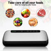 NutriChef Vacuum Sealer | Automatic Vacuum Air Sealing System For Food Preservation w/Starter Kit | Compact Design | Lab Tested | Dry & Moist Food Modes | Led Indicator Lights (Stainless Steel)