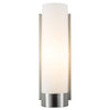 Elina Bathroom Vanity Light – Brushed Nickel w/ Frosted Shade - Linea di Liara LL-WL301-BN