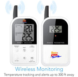 Maverick Redi-Chek ET-732 Wireless Barbecue Grill Smoker Thermometer, White & The Original Bear Paws Shredder Claws Meat Handlers (Bundle)