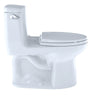 TOTO MS854114SG#01 Ultramax Elongated One Piece Toilet with Sanagloss, Cotton White