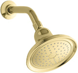 Kohler K-10391-AK-PB Devonshire Single-Faucet Katalyst Showerhead, Vibrant Polished Brass