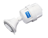 White Shower Filter (Includes ProMax Filter & Massage Showerhead)