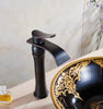 BWE Waterfall Single lever Commercial Bathroom Sink Vessel Faucet Basin Mixer Tap Oil Rubbed Bronze