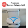 iTouchless Touch-Free Sensor Controlled Automatic Toilet Seat - Elongated Model, Off-White