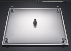 Rozin Bathroom Square 20-inch Rainfall Top Shower Head Overhead Spray Brushed Nickel