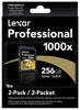 Lexar Professional 1000x 256GB SDXC UHS-II Card LSD256CRBNA10002 - 2 Pack