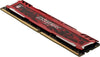 Ballistix Sport LT 64GB Kit (16GBx4) DDR4 2666 MT/s (PC4-21300) CL16 DR x8 DIMM 288-Pin - BLS4K16G4D26BFSE (Red)