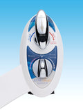 Luxe Bidet Neo 320 - Self Cleaning Dual Nozzle - Hot and Cold Water Non-Electric Mechanical Bidet Toilet Attachment (blue and white)