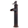 Pfister LF040YP0U Ashfield Single Control Vessel Bathroom Faucet in Rustic Bronze, Water-Efficient Model