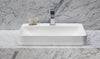 KOHLER K-2660-1-0 Vox Rectangle Vessel Bathroom Sink, White