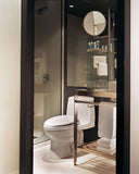 TOTO MS854114ELG#01 Eco Ultramax ADA Elongated One Piece Toilet with Sanagloss, Cotton White