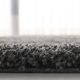 Safavieh California Premium Shag Collection SG151-8484 Dark Grey Area Rug (8'6