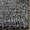 Safavieh California Premium Shag Collection SG151-8484 Dark Grey Area Rug (8'6