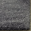 Safavieh California Premium Shag Collection SG151-8484 Dark Grey Runner (2'3